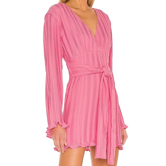 REVOLVE Lovers and Friends Bernice Plisse Mini Dress - Picture 2 of 8